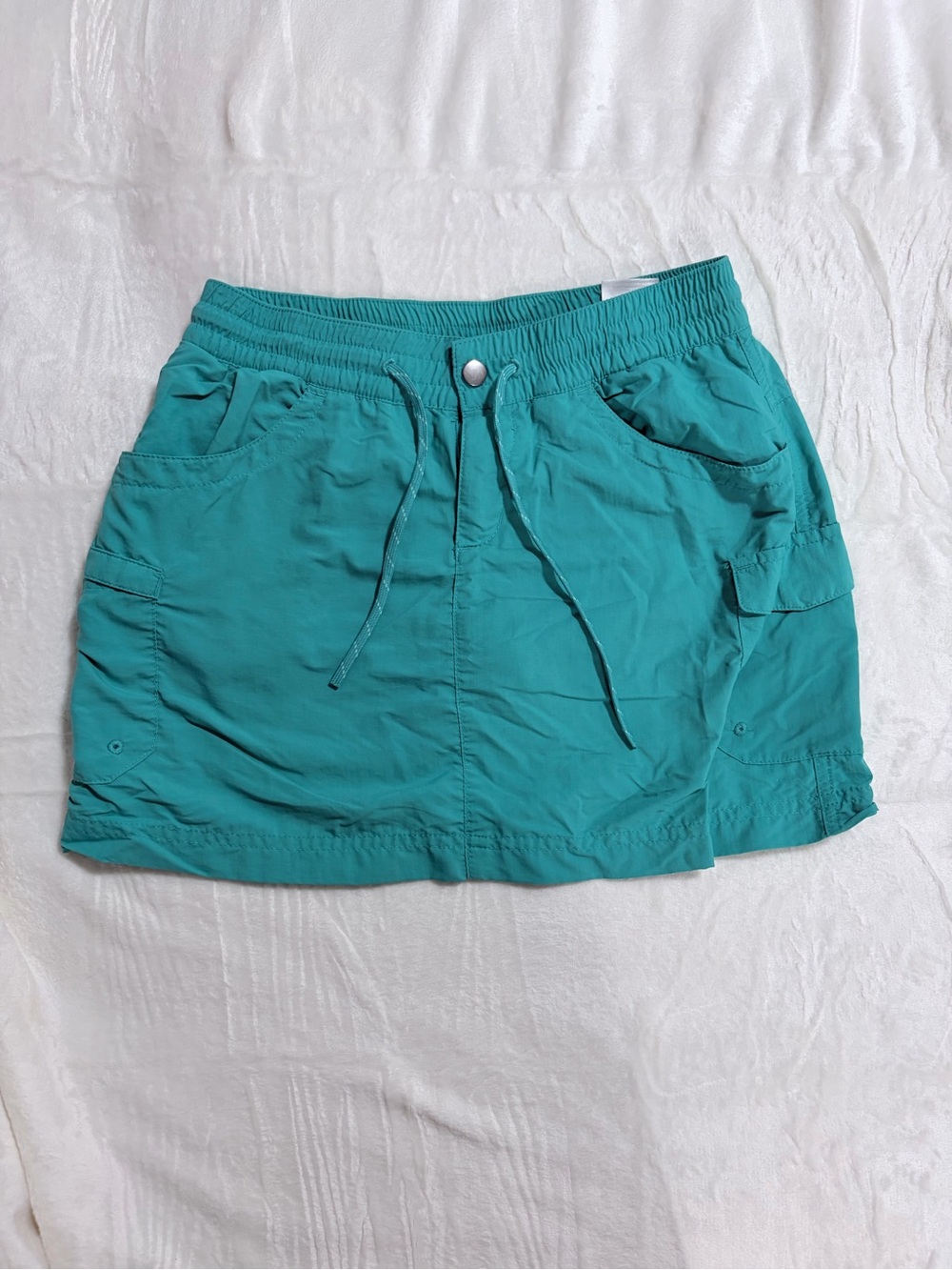 Columbia Sportswear Hiking Cargo Skort Size XS Teal Gorpcore